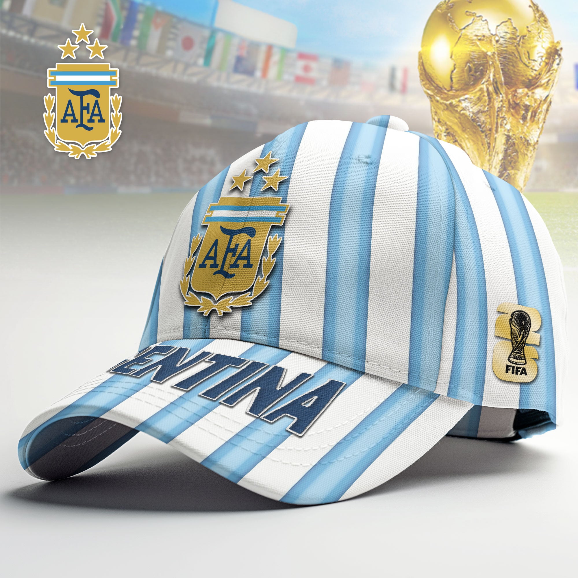 Argentina | Premium WC26 Stadium Energy Cap NTH1