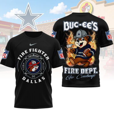 Dallas Cowboys | Premium NFL Firefighter Strong 3D Shirt