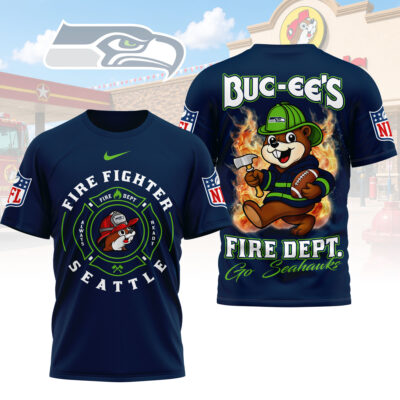 Seattle Seahawks | Premium NFL Firefighter Strong 3D Shirt