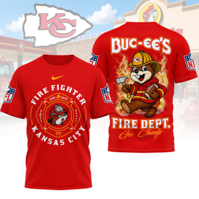 Kansas City Chiefs | Premium NFL Firefighter Strong 3D Shirt