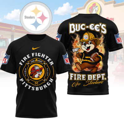 Pittsburgh Steelers | Premium NFL Firefighter Strong 3D Shirt