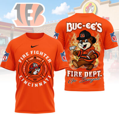 Cincinnati Bengals | Premium NFL Firefighter Strong 3D Shirt