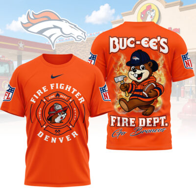 Denver Broncos | Premium NFL Firefighter Strong 3D Shirt
