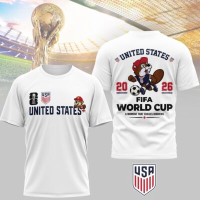 United States | Premium WC26 Golden Trophy 3D Shirt NTH1
