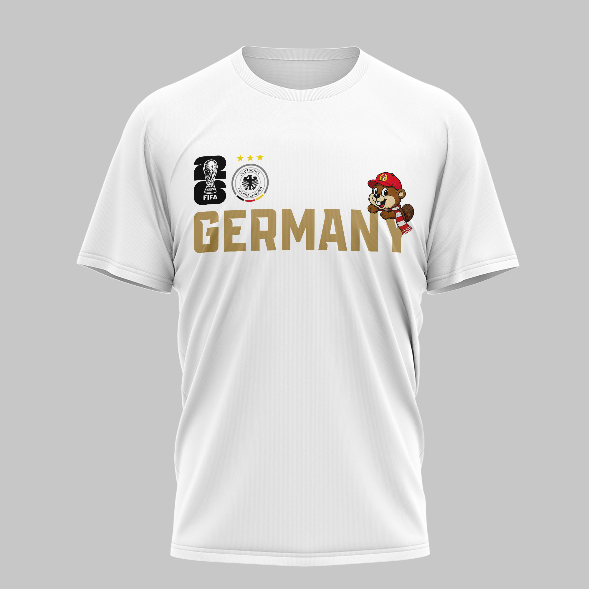 Germany | Premium WC26 Golden Trophy 3D Shirt NTH1 - Image 3