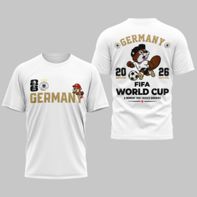 Alternative view of Germany | Premium WC26 Golden Trophy 3D Shirt NTH1