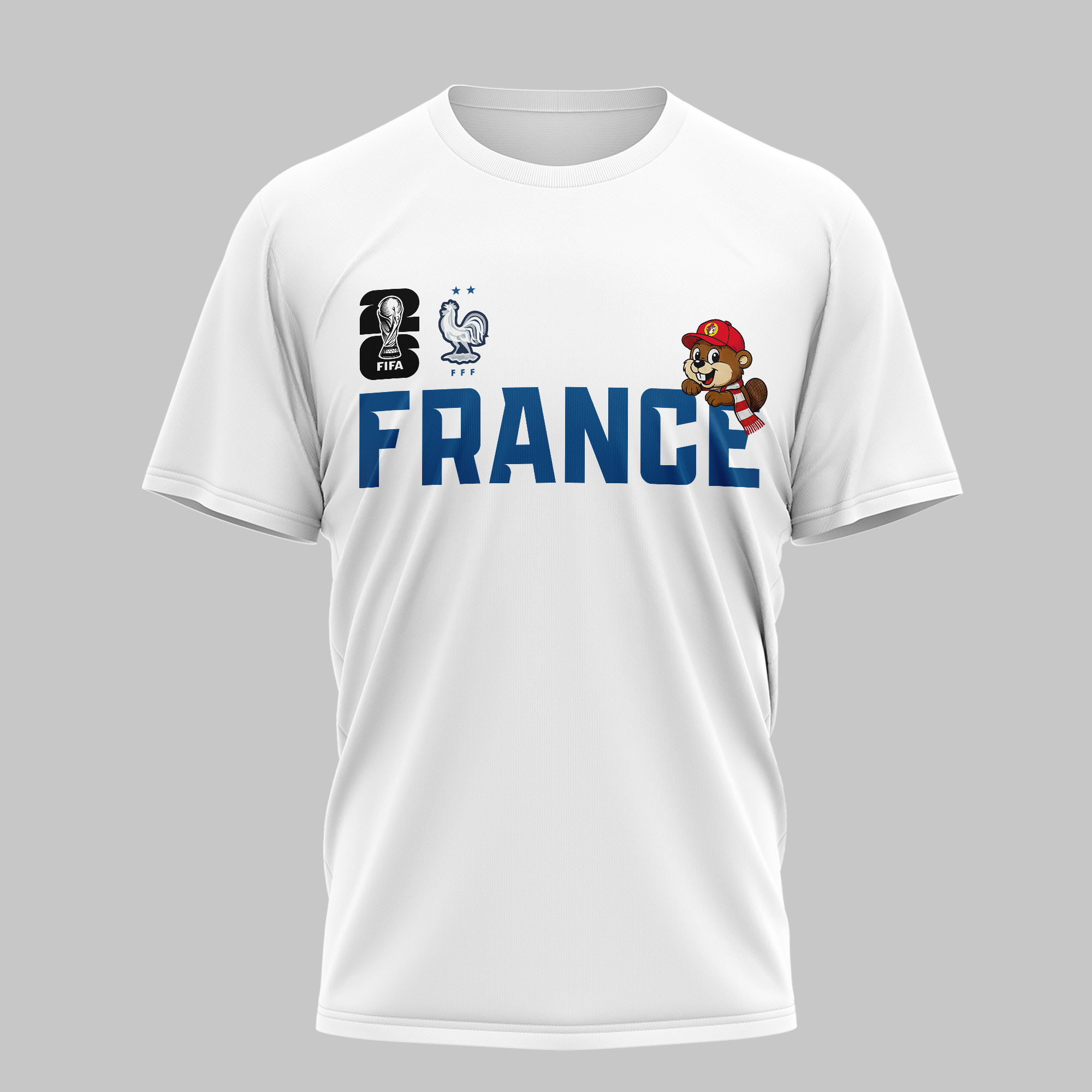France | Premium WC26 Golden Trophy 3D Shirt NTH1 - Image 3