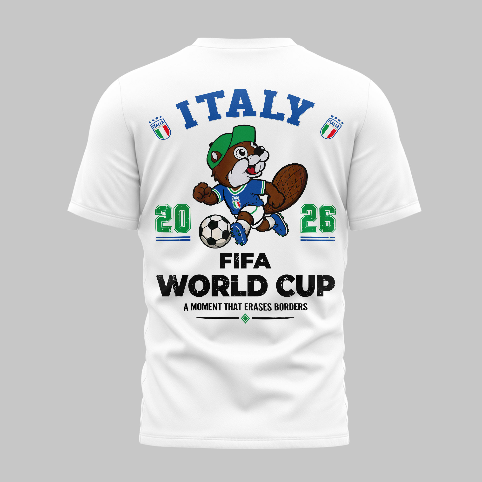 Italy | Premium WC26 Golden Trophy 3D Shirt NTH1 - Image 4