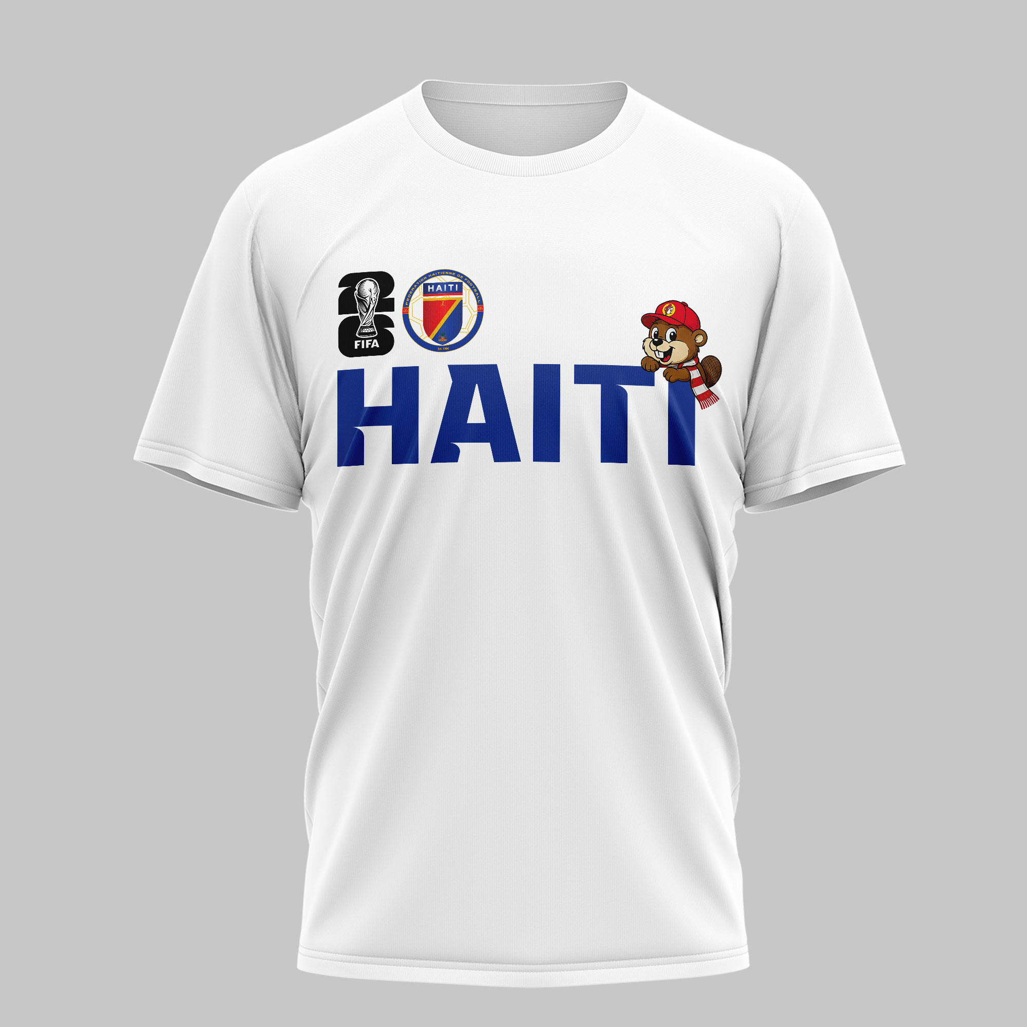 Haiti | Premium WC26 Golden Trophy 3D Shirt NTH1 - Image 3