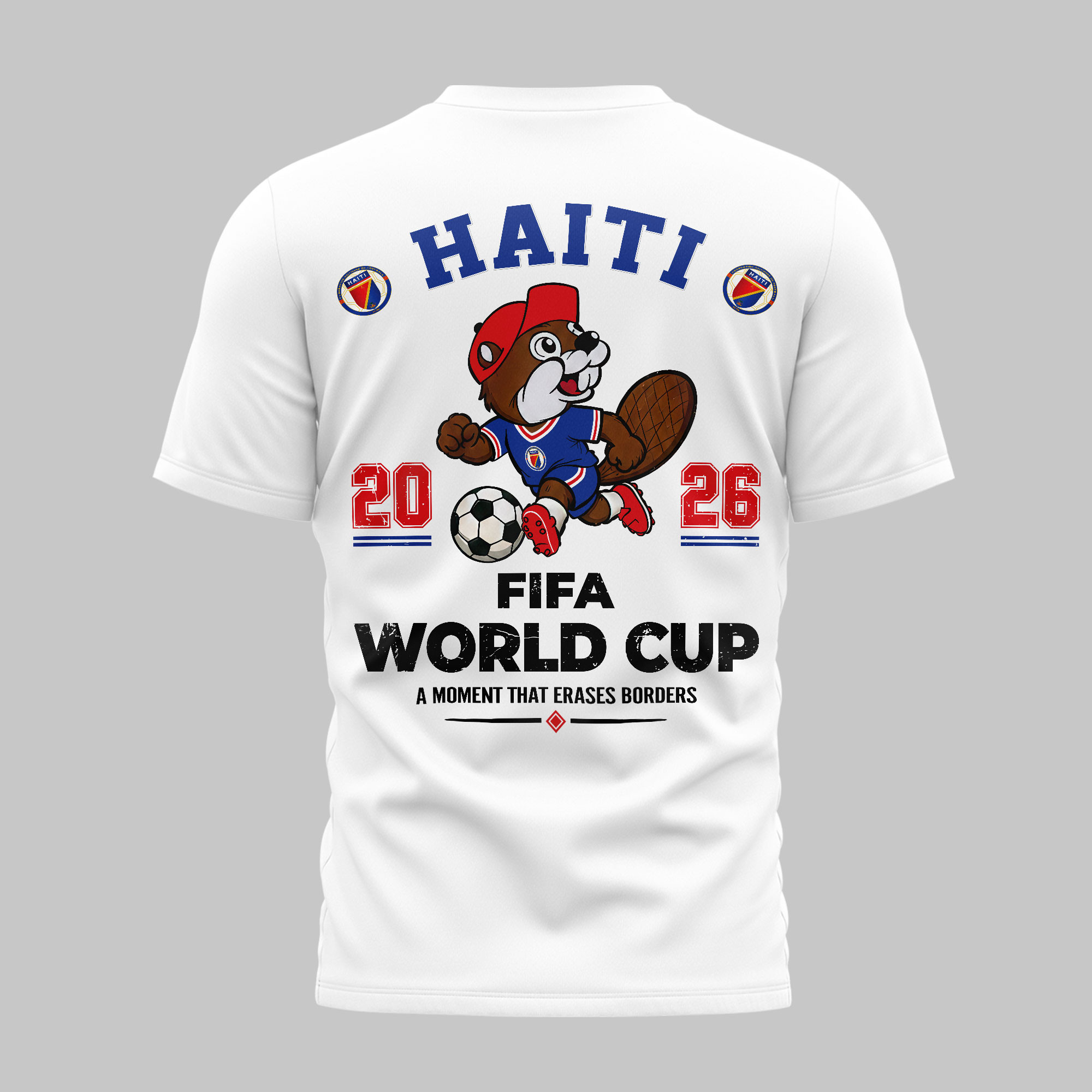 Haiti | Premium WC26 Golden Trophy 3D Shirt NTH1 - Image 4