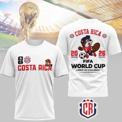 Costa Rica | Premium WC26 Golden Trophy 3D Shirt NTH1