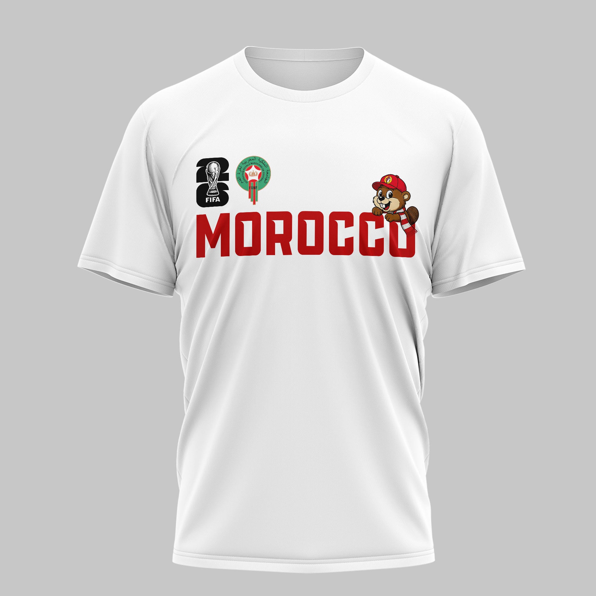 Morocco | Premium WC26 Golden Trophy 3D Shirt NTH1 - Image 3
