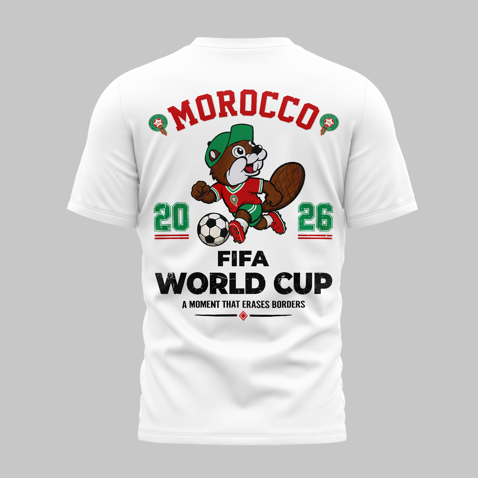 Morocco | Premium WC26 Golden Trophy 3D Shirt NTH1 - Image 4
