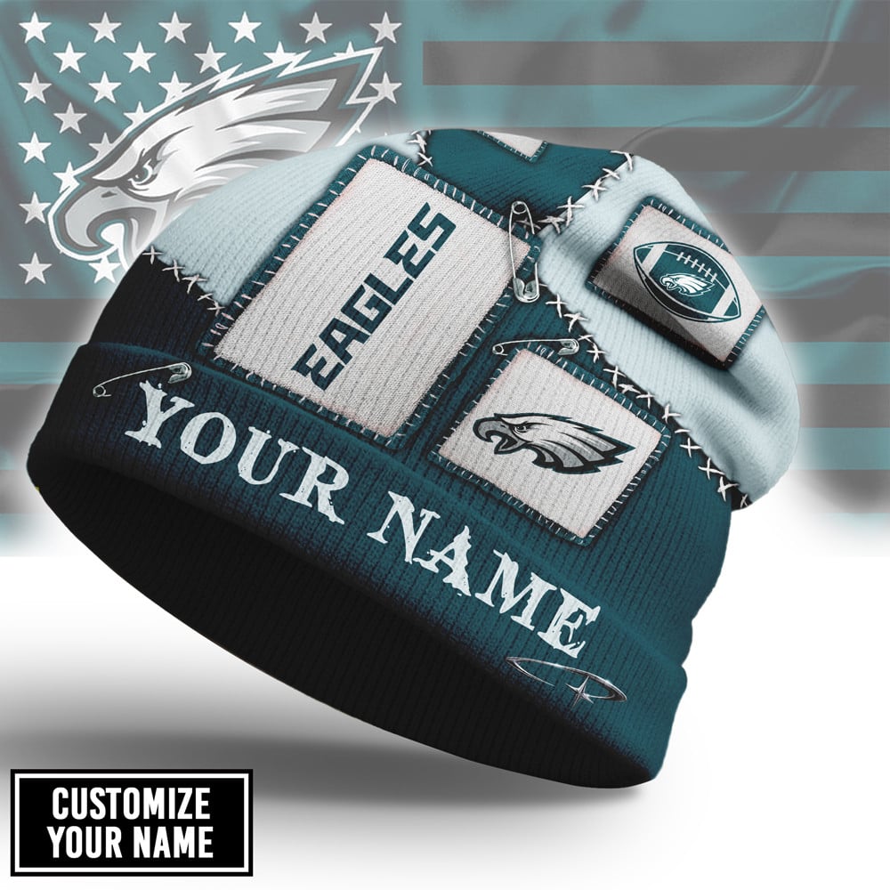 Philadelphia Eagles | Premium NFL Heritage Patch Beanie Hat NTH1