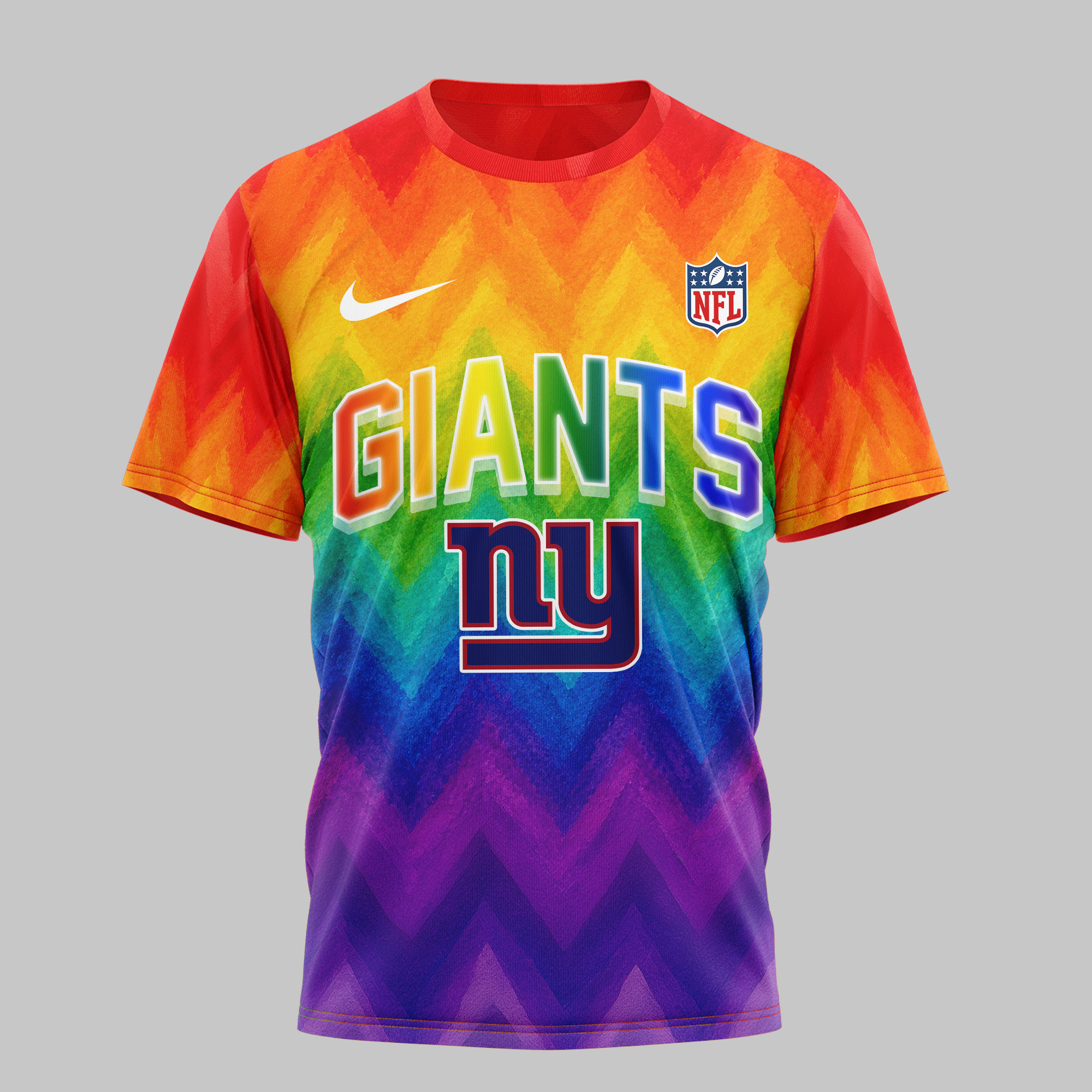 New York Giants | Premium NFL Rainbow Pride 3D Shirt NTH1 - Image 3