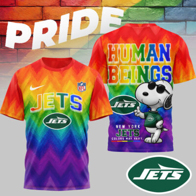 New York Jets | Premium NFL Rainbow Pride 3D Shirt NTH1