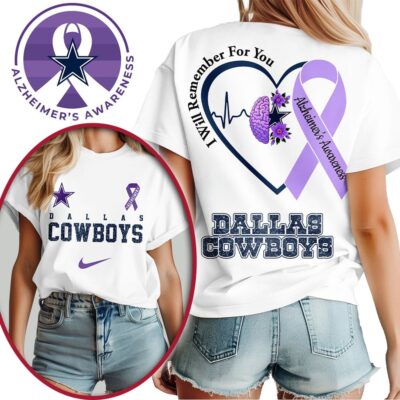Dallas Cowboys | Premium NFL Memory Awareness 3D Shirt NTH1