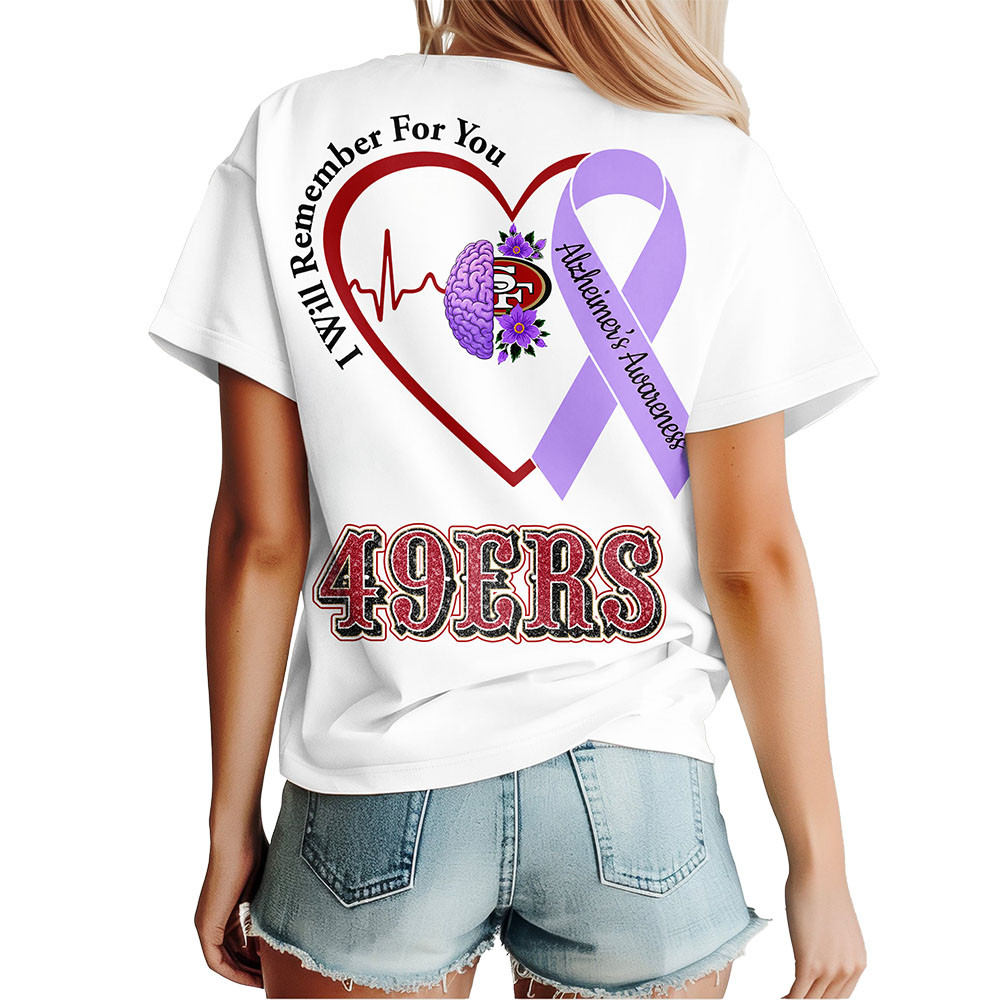 San Francisco 49ers | Premium NFL Memory Awareness 3D Shirt NTH1 - Image 3