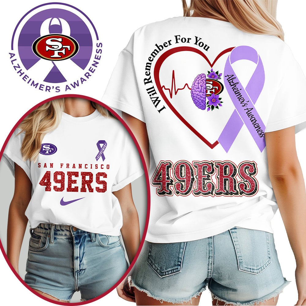 San Francisco 49ers | Premium NFL Memory Awareness 3D Shirt NTH1