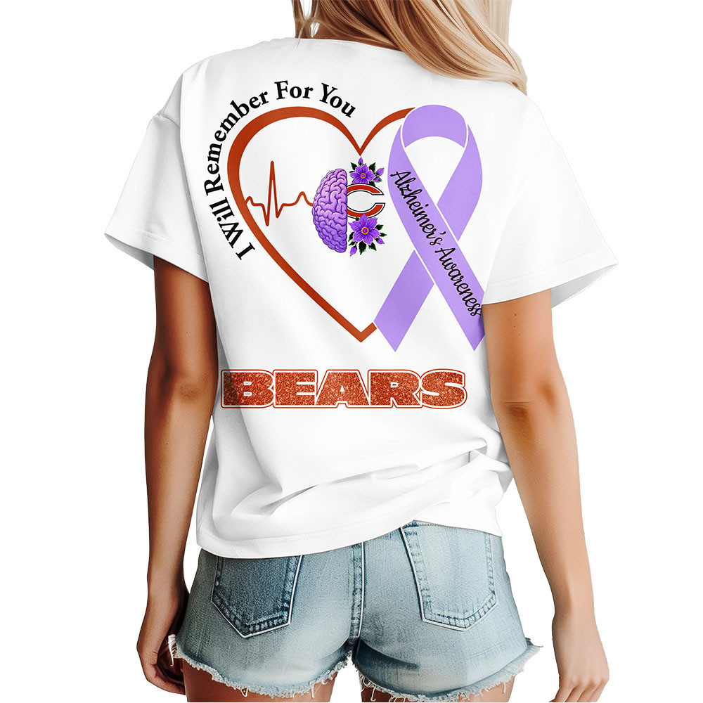 Chicago Bears | Premium NFL Memory Awareness 3D Shirt NTH1 - Image 3