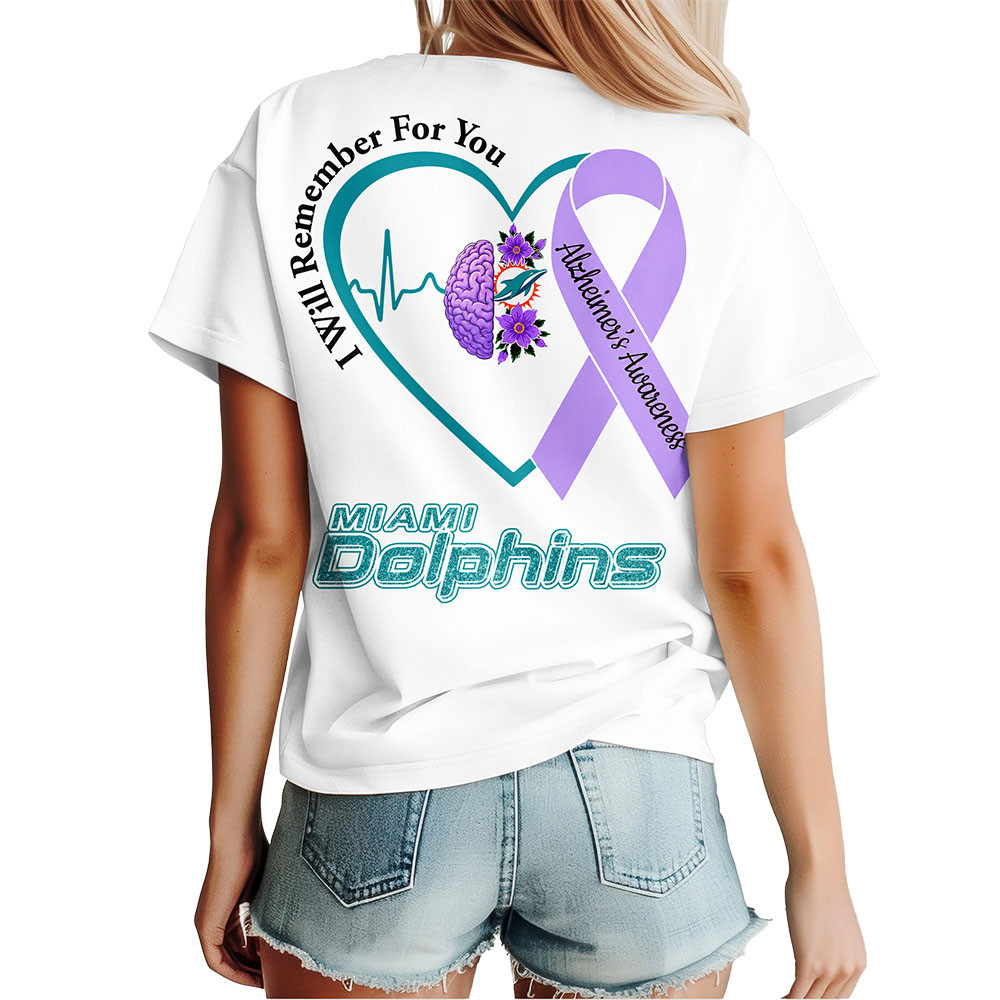 Miami Dolphins | Premium NFL Memory Awareness 3D Shirt NTH1 - Image 3