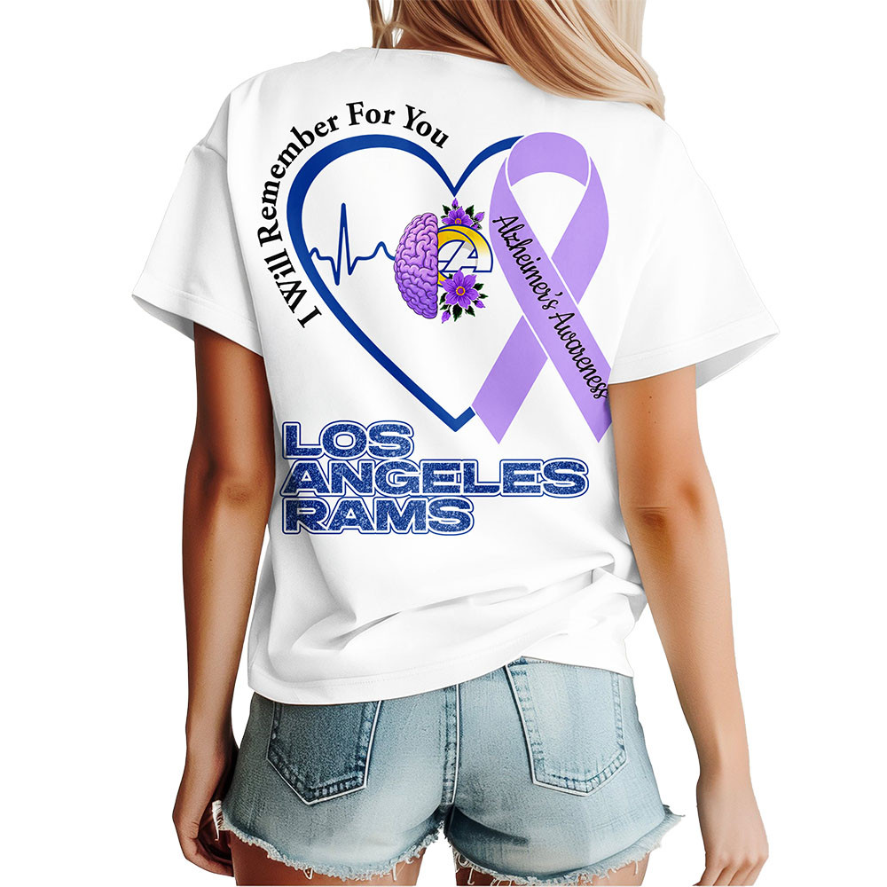 Los Angeles Rams | Premium NFL Memory Awareness 3D Shirt NTH1 - Image 2