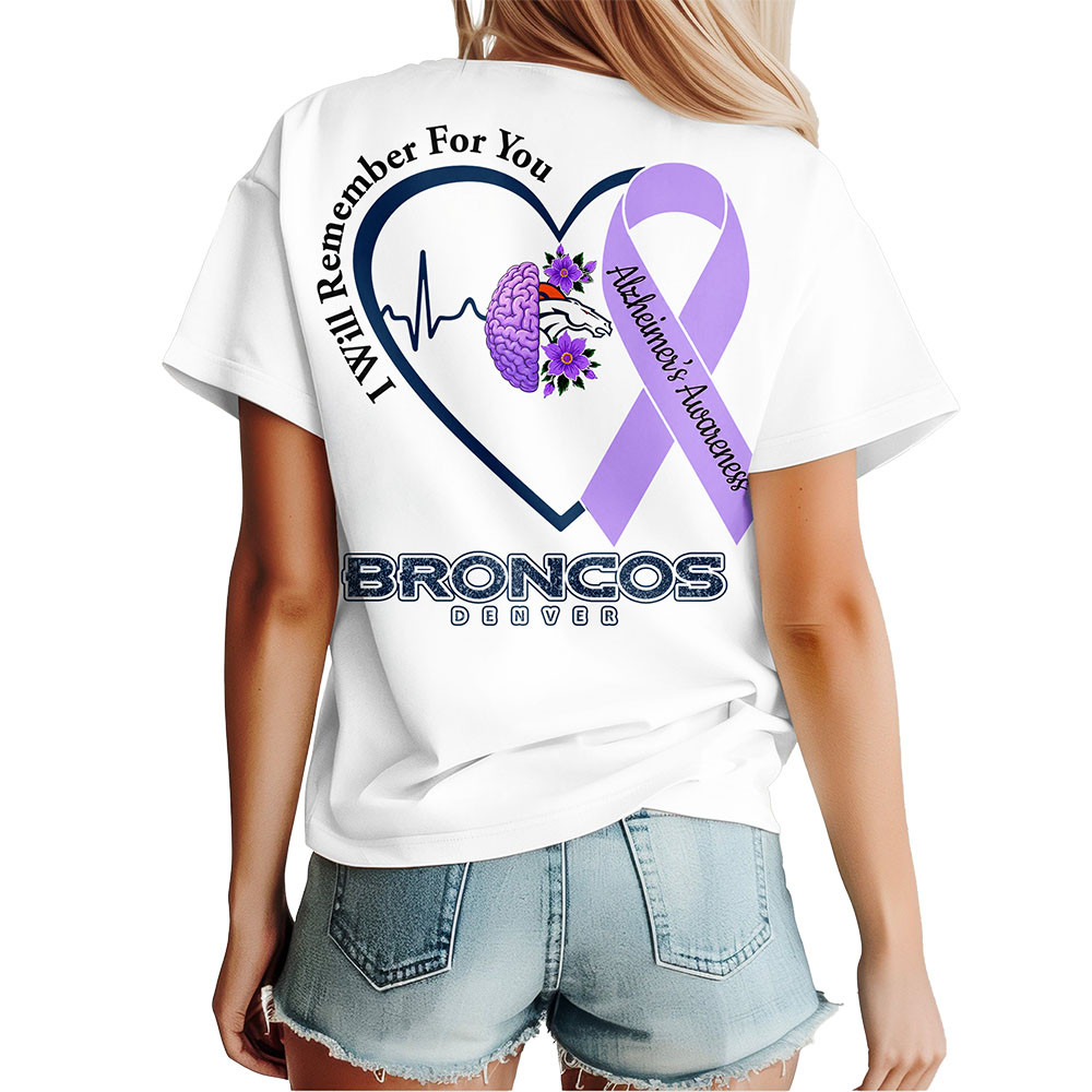 Denver Broncos | Premium NFL Memory Awareness 3D Shirt NTH1 - Image 3