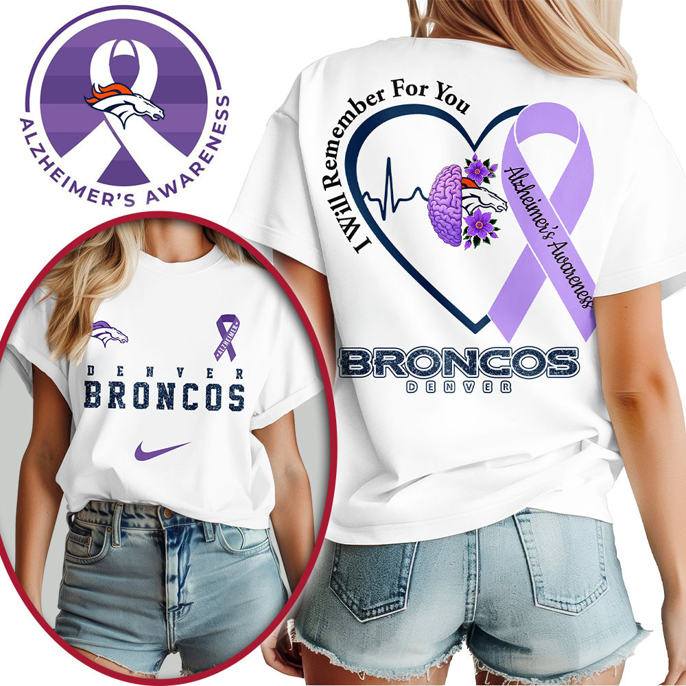 Denver Broncos | Premium NFL Memory Awareness 3D Shirt NTH1