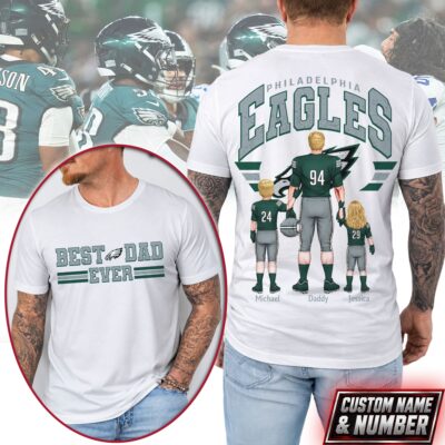 Philadelphia Eagles | Premium NFL Best Dad Ever 3D Shirt NTH1