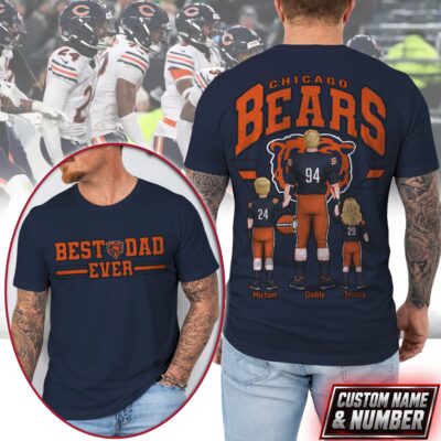 Chicago Bears | Premium NFL Best Dad Ever 3D Shirt NTH1
