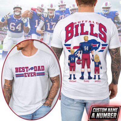 Buffalo Bills | Premium NFL Best Dad Ever 3D Shirt NTH1