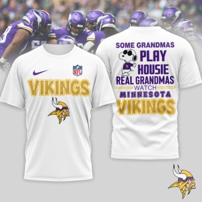 Minnesota Vikings | Premium NFL Fan Grandma Apparel 3D Shirt NTH1