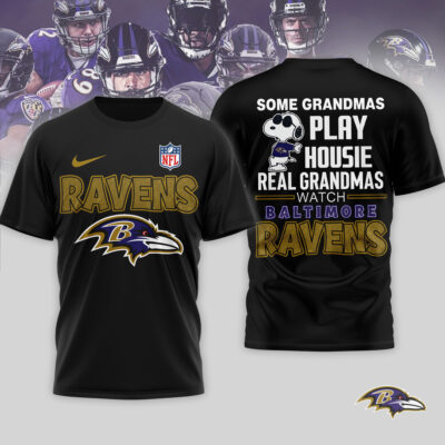Baltimore Ravens | Premium NFL Fan Grandma Apparel 3D Shirt NTH1