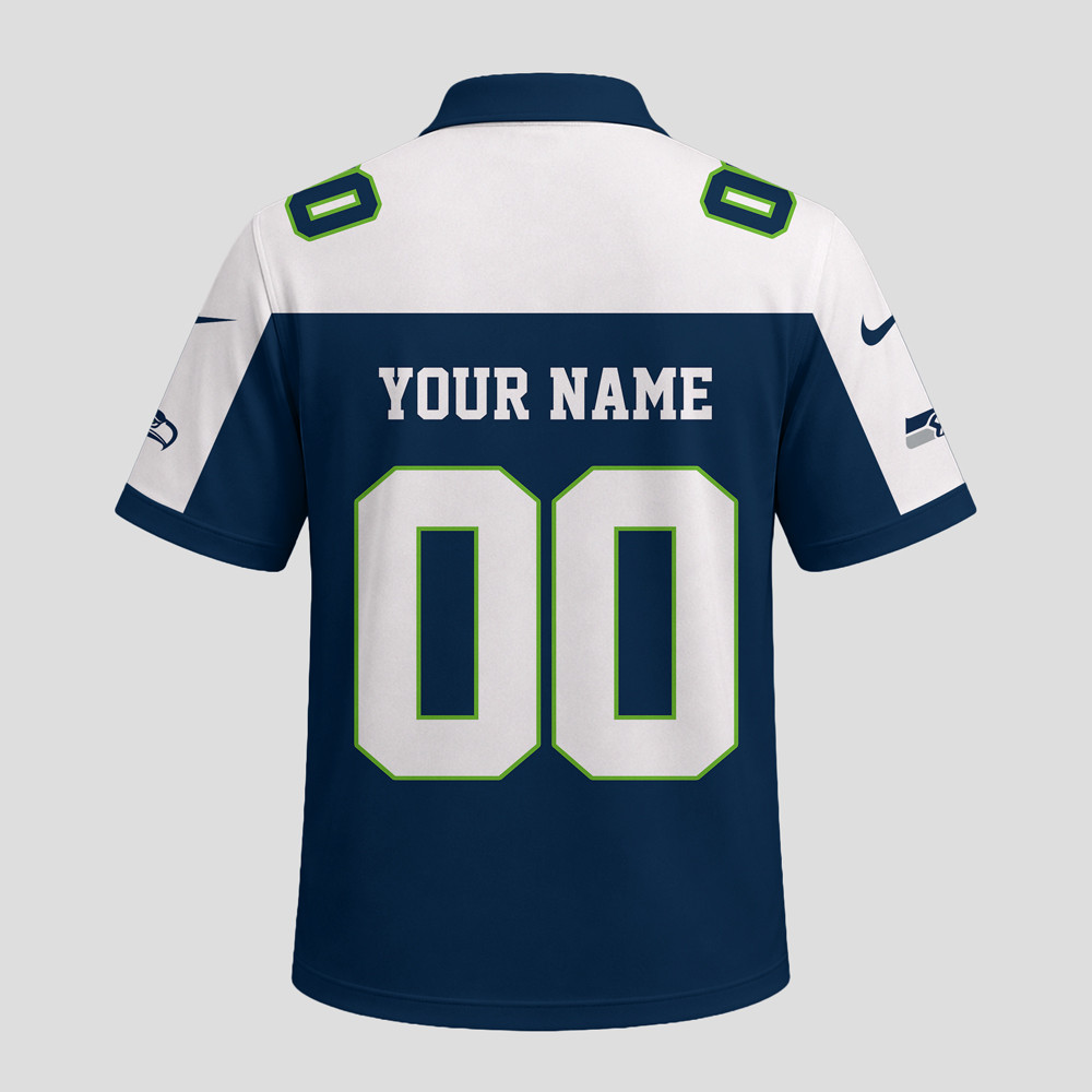 Seattle Seahawks | Premium NFL Helmet Graphic Jersey NTH1 - Image 3
