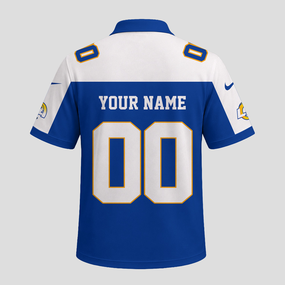 Los Angeles Rams | Premium NFL Helmet Graphic Jersey NTH1 - Image 3
