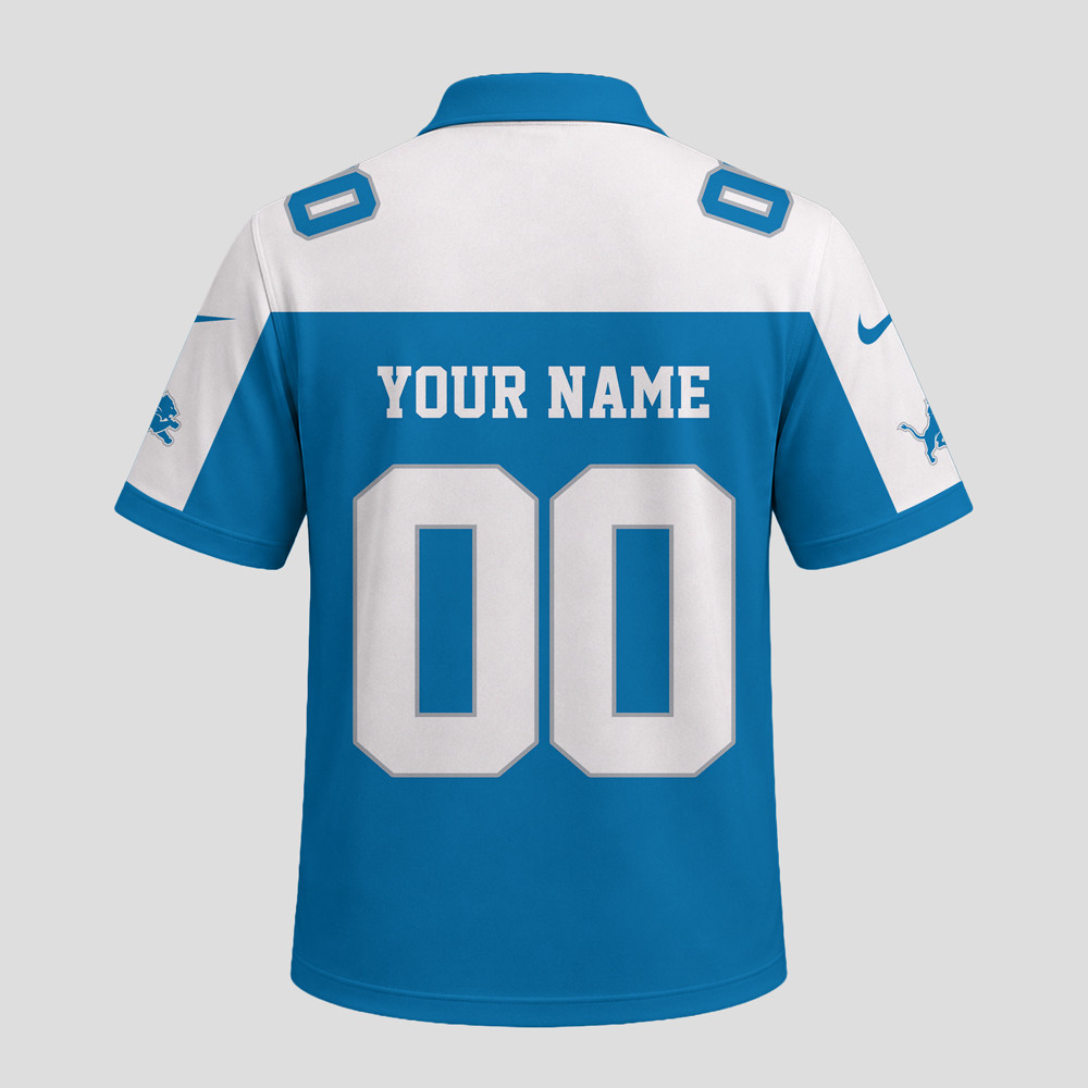 Detroit Lions | Premium NFL Helmet Graphic Jersey NTH1 - Image 3