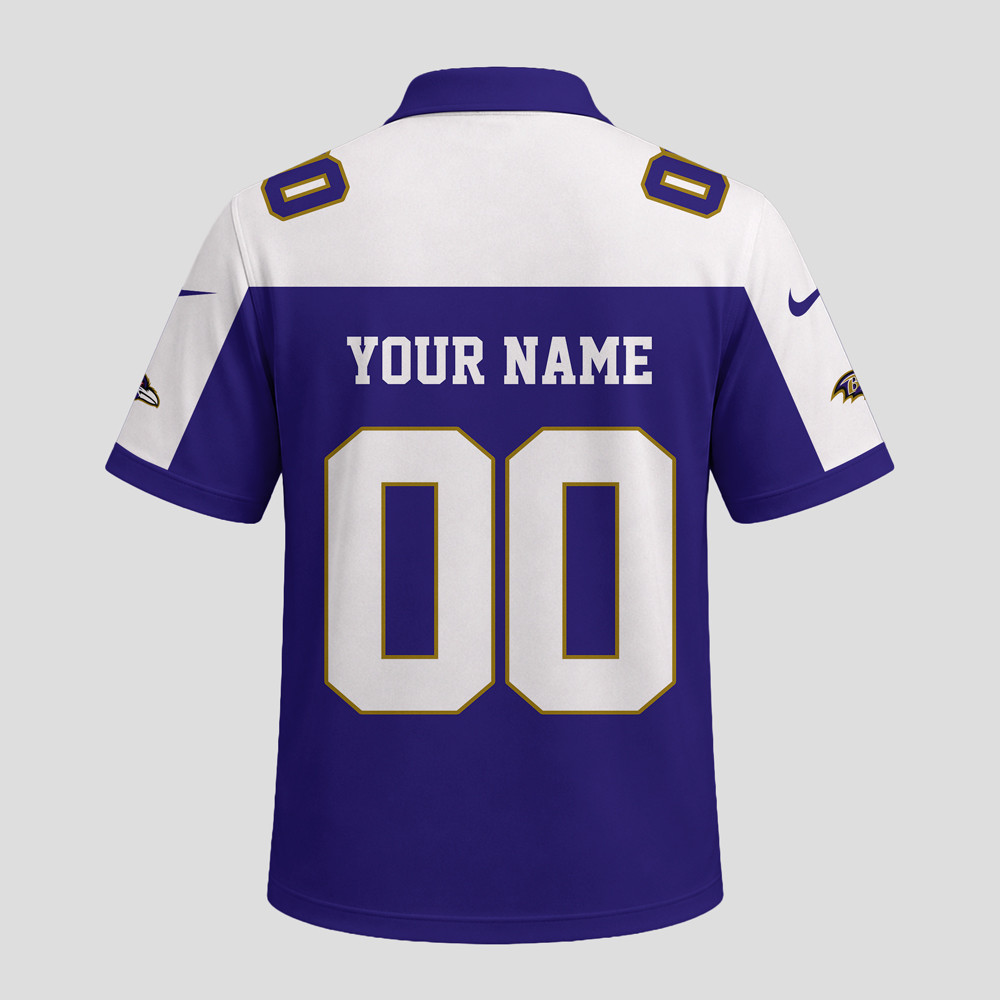 Baltimore Ravens | Premium NFL Helmet Graphic Jersey NTH1 - Image 3