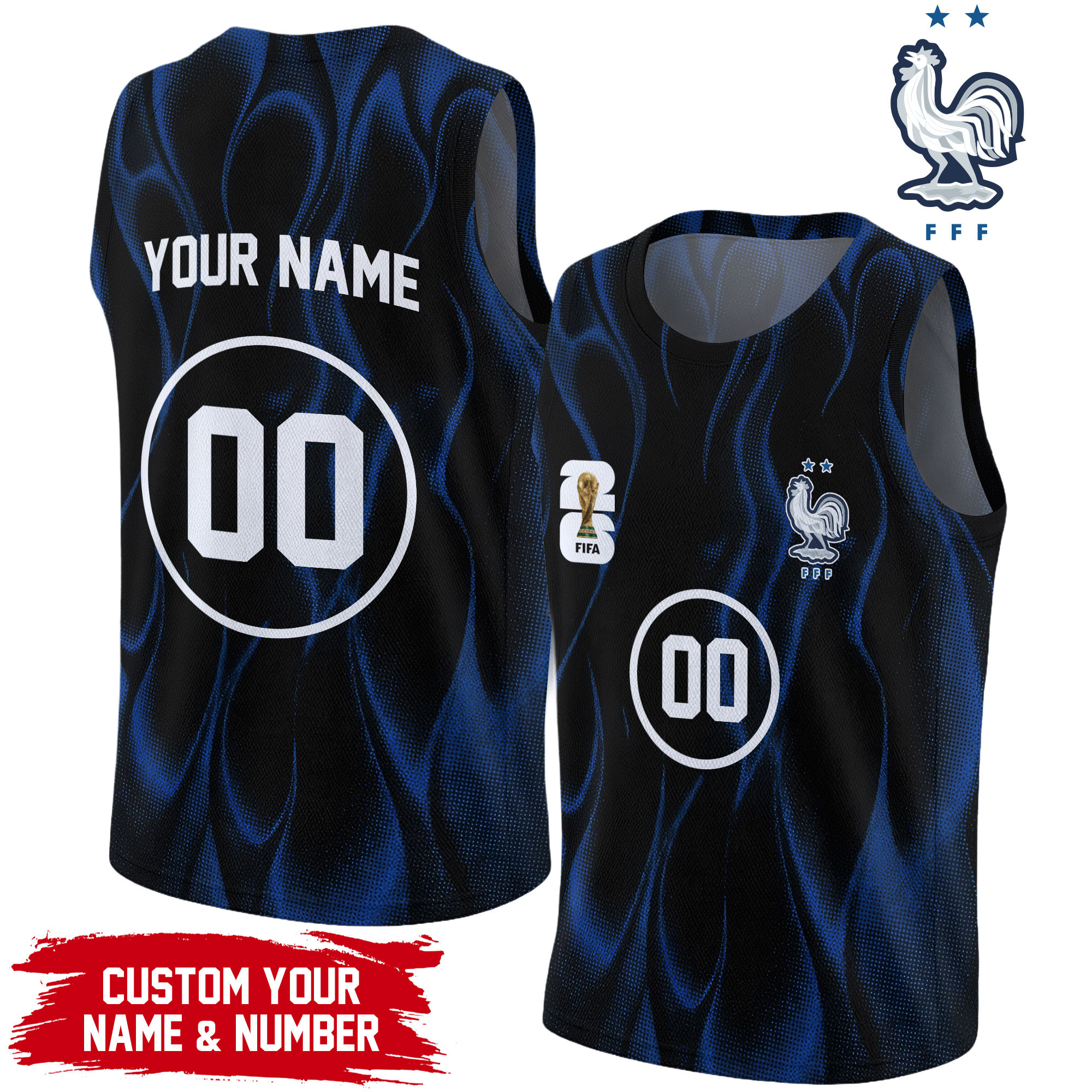 France | Premium WC26 Training Tank Top NTH1 - Image 2