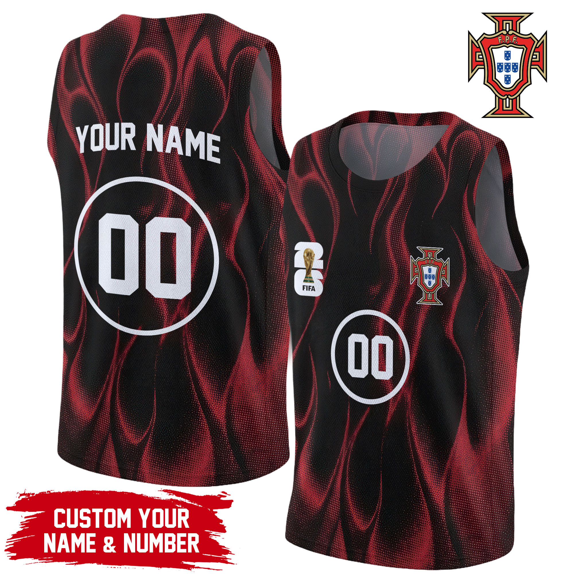 Portugal | Premium WC26 Training Tank Top NTH1 - Image 2