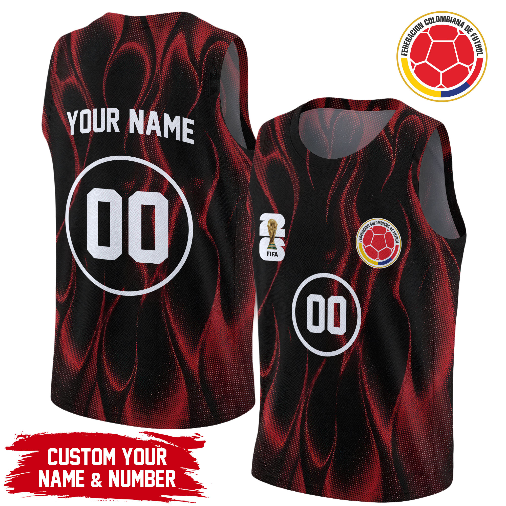 Colombia | Premium WC26 Training Tank Top NTH1 - Image 2