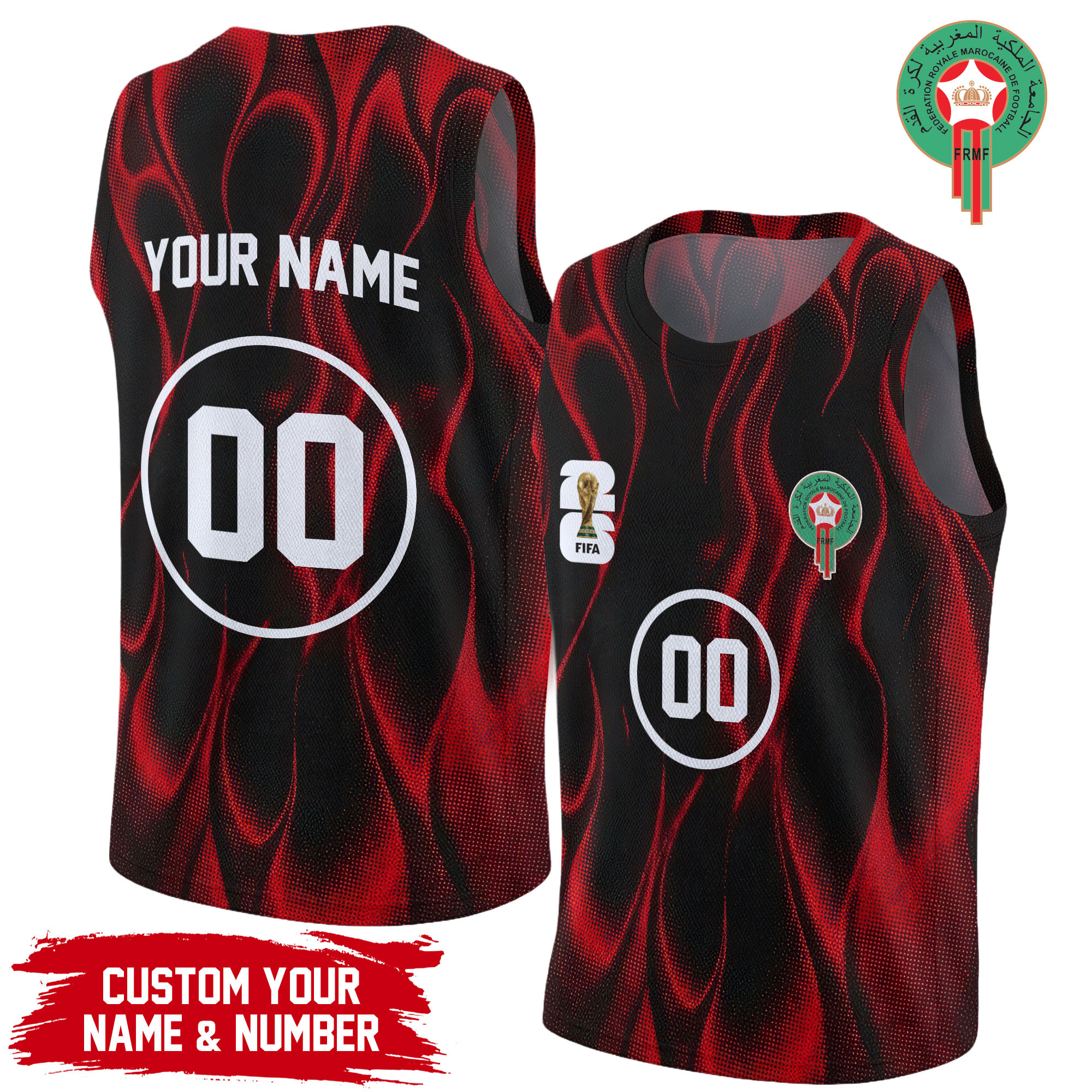 Morocco | Premium WC26 Training Tank Top NTH1 - Image 2