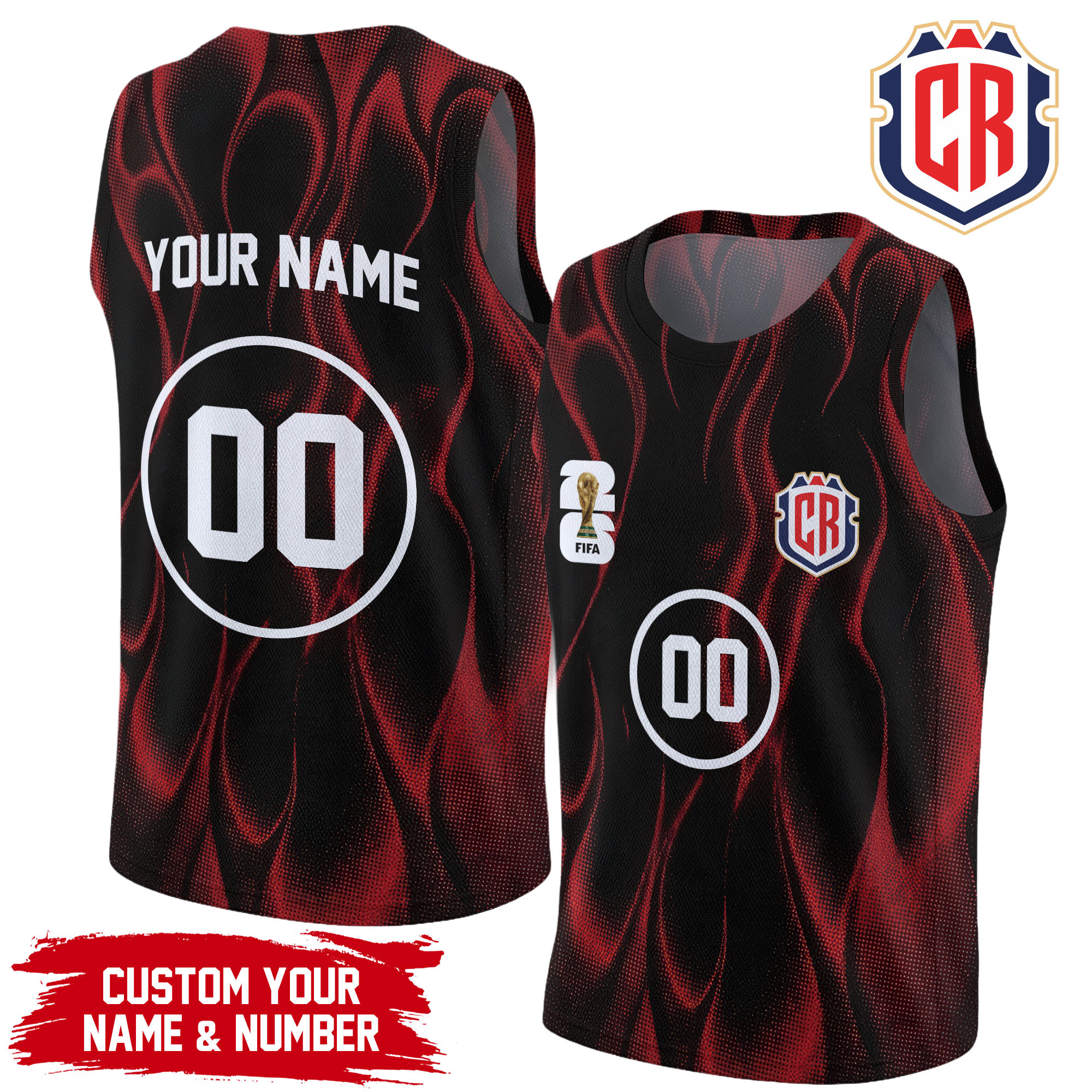 Costa Rica | Premium WC26 Training Tank Top NTH1 - Image 2
