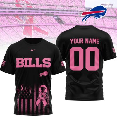 Buffalo Bills | Premium NFL Breast Cancer Awareness 3D Shirt NTH1