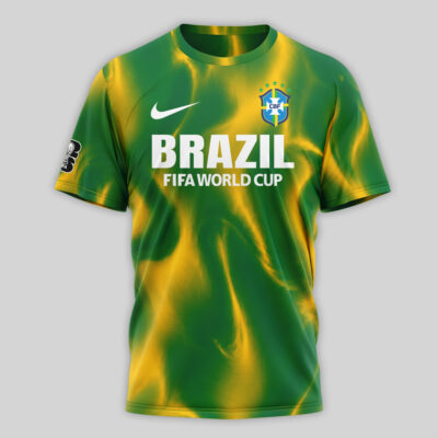 Alternative view of Brazil | Premium WC26 Tournament Edition 3D Shirt NTH1