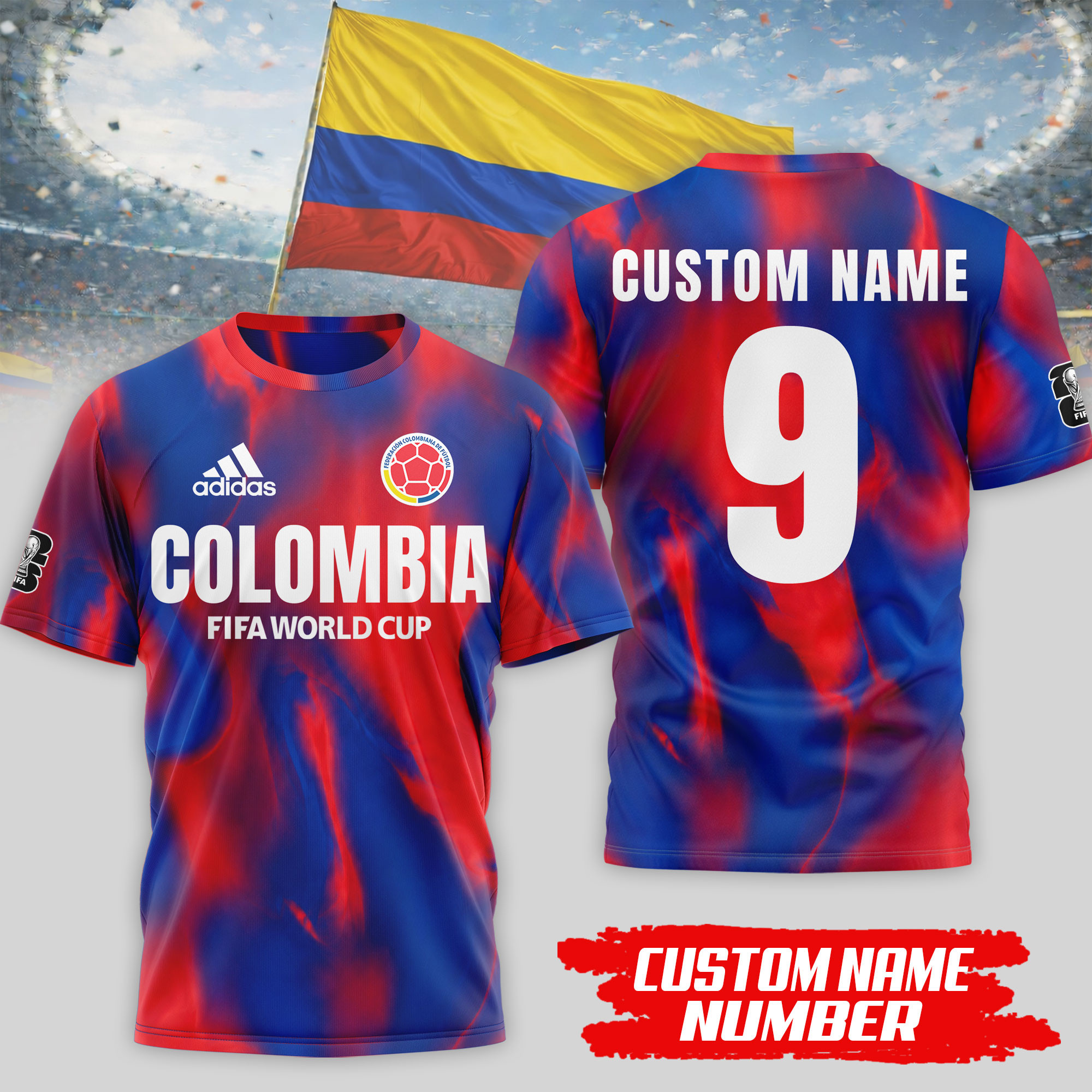Colombia | Premium WC26 Tournament Edition 3D Shirt NTH1