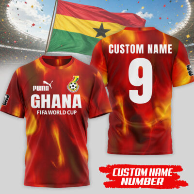Ghana | Premium WC26 Tournament Edition 3D Shirt NTH1