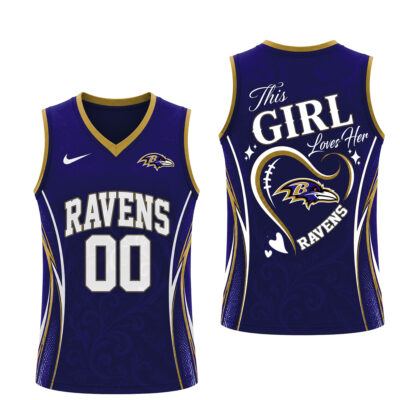 Alternative view of Baltimore Ravens | Premium NFL Womens Game Day Love Tank Top Jersey