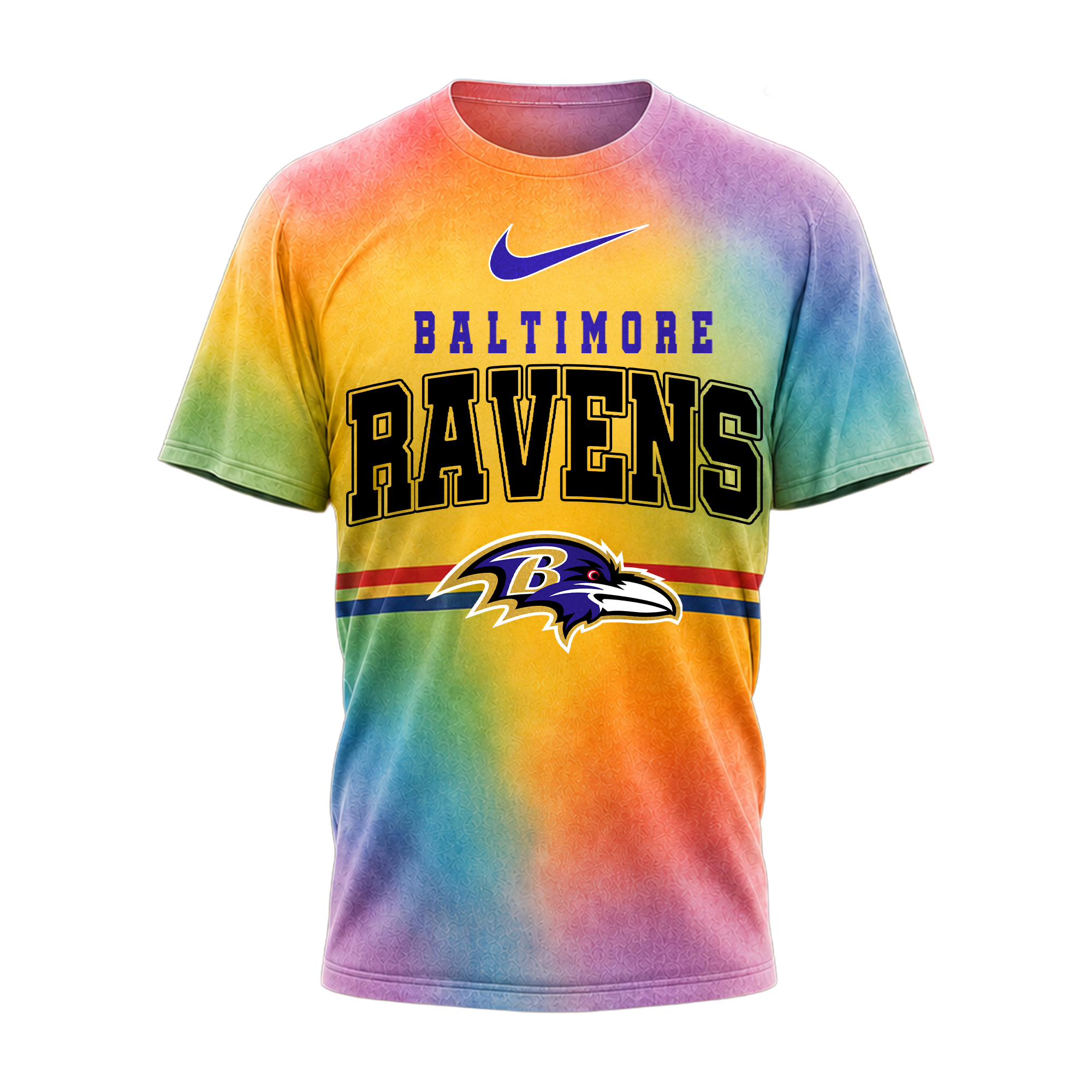 Baltimore Ravens | Premium NFL Human Being Color May Vary 3D T-Shirt - Image 2