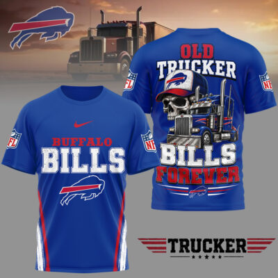 Buffalo Bills | Premium NFL Old Trucker Fan 3D Shirt