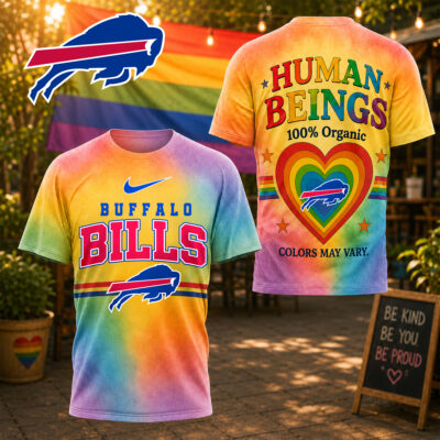 Buffalo Bills | Premium NFL Human Being Color May Vary 3D T-Shirt